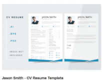 Modern & Professional CV Resume Template – Customized by Jobbery.in