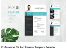 Professional CV and Resume Template Roberto