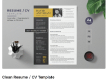 Clean Resume / CV Template