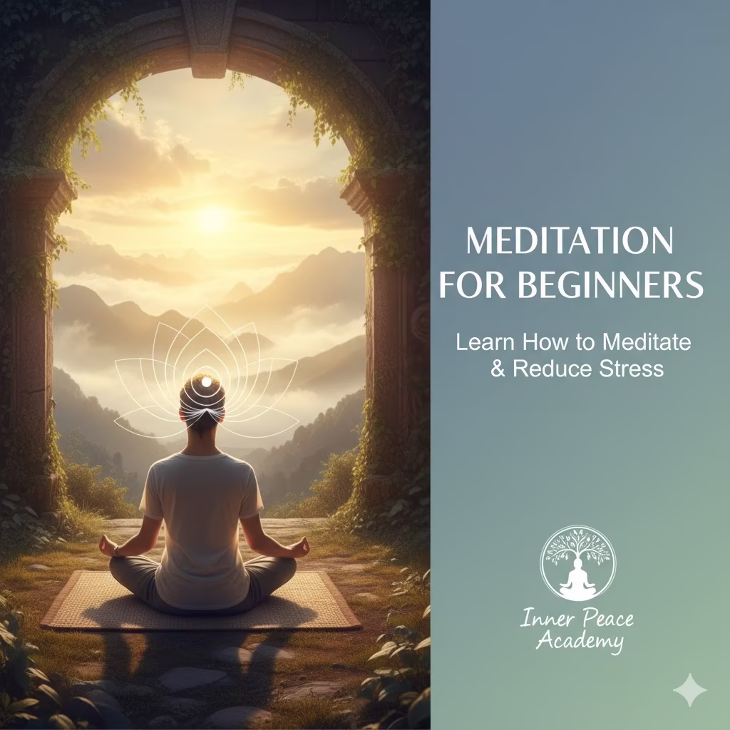 Meditation for Beginners: Learn How to Meditate & Reduce Stress – Video Course