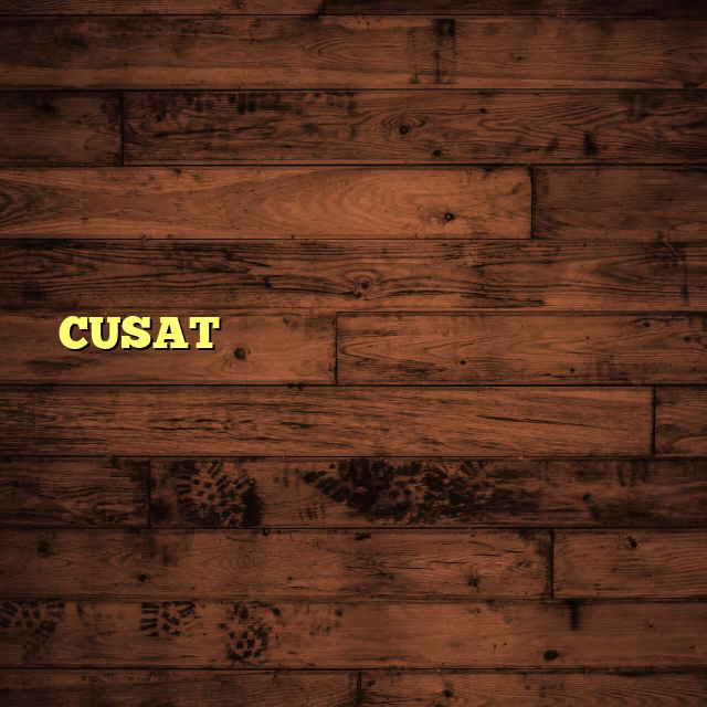 CUSAT വിവിധ ഒഴിവുകളിൽ കരാർ അടിസ്ഥാനത്തിൽ നിയമനം