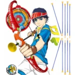 Amitasha Archery Bow and 10 Arrows Target Game for Kids (Multicolor)