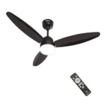 DIGISMART Autum Mark 1 1200mm BLDC Ceiling Fan with Remote | BEE 5 Star Rated | 28W Energy Saving | 3 Blade High Speed | Low Noise | LED Indicator | Smoke Brown | 5 Year Warranty