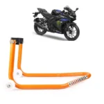 Grandbiker Rear Wheel Paddock Stand Extra Strong with Swing Arm Rest for R15 all Versions (Orange)