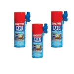 Loctite Tite Foam Windows & Door PU sealant(White), Expanding Foam for windows and door gaps filling, keeps dust and pests aways, DIY dries fast, waterproof no shrinkage easy application, 340g*3
