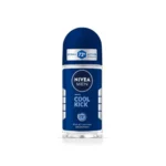 NIVEA MEN Deodorant Underarm Roll On, Cool Kick | 72 H Anti-Perspirant Protection | Long Lasting Freshness with cooling mint Extracts | 0% Alcohol | Dermat Approved | 50ml