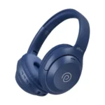 pTron Studio Classic with 75Hrs Playtime, Dual Device Pairing, Wireless Over Ear Headphones with HD Mic, Deep Bass, TruTalk AI-ENC Calls, Low-Latency Game & Music, BT5.4 & Type-C Charging (Navy)