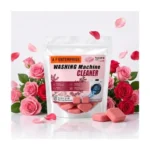 Washing Machine Cleaner Tablets 18 Pcs | Rose Scented Washing Machine Drum Cleaner | Removes Dirt, Odour, Limescale & Residue | Deep Cleaning Tablets for Front Load & Top Load Fully Automatic Machines