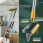 3-in-1 Bathroom Toilet Cleaning Brush with Wiper