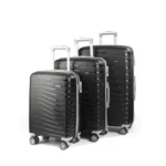 ACEPACK – STARLINK Set Of 3 Pieces (Small + Medium + Large) Trolley Bag, Lightweight Luggage Suitcase With Spinner 8 Wheel, Unbreakable Polypropylene Hard Shell, In-Built Number Lock, 3 Years Warranty