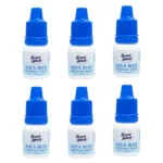Air Freshener Drops Concentrated Room Car Freshener Liquid Instant Odor Eliminator Fragrance Drops for Home Bathroom Kitchen Wardrobe Travel, Aqua Blue, Pack of 06