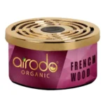 Airodo One French Wood Organic Car Perfume, Strong Fiber Air Freshener to Freshen’up Your Car – Car Accessories interior car perfumes and fresheners (50g with 2 Refill)