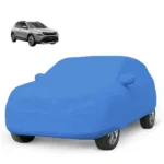 Amazon Basics Mid-Premium Car Cover | N-Series | Waterproof, UV & Dust Protection (Blue) | Compatible with Kylaq