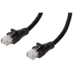 amazon basics RJ45 Cat-6 Ethernet Patch Internet Cable For Personal Computer – 50 Feet (Black)