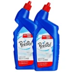 Amazon Brand – Presto! Disinfectant Toilet Cleaner, Original | 2 Litre | 1 L X 2 Packs | Kills 99.9% Germs | Removes Tough Stains | Provides Long Lasting Freshness