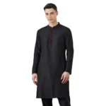 Amazon Brand – Symbol Men Festive Solid Long Kurta (Regular Fit)