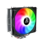 Ant Esports ICE C400 CPU Cooler/CPU Fan with Rainbow LED Fan – Black | Support Intel LGA 1700 / 115X / 1200 & AMD AM5 / AM4 / AM3+ / AM3 / AM2+ / AM2 / FM2+ / FM2 / FM1