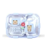 Attro Bento 3 Deluxe Lunch Box with Inner Stainless Steel