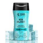 Beardo Ice Blast Body Wash For Men 200ml | Refreshing Menthol Cooling Instant Icy Cool Freshness Body Wash | Shower Gel For Summer Heat | For Skin Dryness