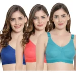 BELLA BEAUTY 3 Piece Everyday Full Coverage Bra(Combo of 3)(Combo_3-010)