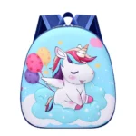 Bembika School Bag The Perfect Children Backpack and School Bags for Kids Compact Stylish Backpack for Kids Exceptional-Quality Kids Kindergarten Backpack and Travel Backpack- (Unicorn|Blue)