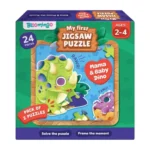 Bloomingo Puzzle Kit – My First Jigsaw Puzzle – Unicorn & The Friendly Fairy – Jigsaw Puzzle for Kids (2-4 Years) 20+ Jigsaw Pieces (Dino)