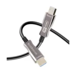 BlueRigger Optical HDMI Cable (4K HDMI Cable, HDMI to HDMI, 4K@60HZ, 1080p FullHD, UHD, Ultra HD, 3D, High Speed with Ethernet, ARC, PS4, Xbox, HDTV) (100 Feet/ 30 Meters)