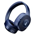 Boat (2025 Launch) Rockerz Plus 550 ANC, (~40dB) Hybrid ANC, 80Hrs Playback, 40ms Low Latency Beast Mode, 40mm Drivers, BT v5.4, Bluetooth Headphones, Wireless Headphone with Mic (Bold Blue)