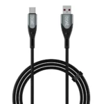 boAt Type A to C 65W Fast Charging Cable with 480 Mbps Data Transfer, Tangle-Free Cable in Premium Nylon Braided Design & Durable Aluminium Alloy Shell (Carbon Black)