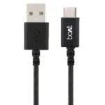 boAt Type-C A400 | Type-C to USB A 2 Mtrs USB Cable | 3A Fast Charging & 480mbps Data Transmission | Compatible for all Smartphones & Tablets (Black), 2M