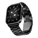 boAt Ultima Ember 2 Smartwatch, 1.96” AMOLED Display, Ultra Bright 1000 nits Brightness, AOD, Personalized Fitness Nudges, Functional Crown, 100+ Sports Mode smartwatch for Men & Women (Steel Black)