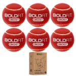 Boldfit Tennis Ball for Cricket Ball for Tournament Street Match Lawn Court Soft Tennis Ball 6 Pcs