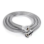 BonKaso Stainless Steel 304 Rust Free Flexible for Health Faucet Hand Showers Hose Pipe Length 1M Extension