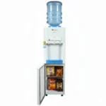 BonKaso Top Loading Hot, Cold & Normal Water Dispenser | 20L Non-refrigerated Cabinet | Food-Grade ABS Body, LED Indicator, Child Lock, Removable Tray | 1 Year Warranty | White/Blue
