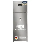 Bosch 368L, 2 Star, Frost Free Double Door Refrigerator with 2.5 L Water Dispenser | 6-in-1 Convertible Storage Modes | VitaFresh |Touch Panel | 2 Cooling System 2026 Model, (CTC39S22AI,Silver)