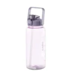CELLO Gym Pro Plastic Water Bottle | 2080ml Capacity | BPA Free | Leakproof lid | Easy to carry handle | Time Marked Water Lines | Hydration bottle for gym, school, college, office | Light Pink