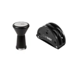 Clapbox Darbuka- Aluminium (9 Inches, Black) Full Size & Clapbox Foot Tambourine – Jingles, Black