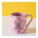 Clay Craft Fine Ceramic Swing-Pebble-Milk Mug, 1 PIECE-350 ml, Perfect for Afternoon Tea, Gifts, and Home Décor, Elegant Ceramic Milk Mug, Modern Milk Mug