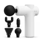 Cult Nova Portable Deep Tissue Massage Gun for Full-Body Muscle Relief, Ultra-Lightweight Handheld Design, 6 Speed Levels, Up to 3-Hour Battery Life, 4 Interchangeable Heads, Deep Tissue Massager for Arms, Shoulders, Legs & Everyday Recover