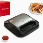 CÜRAA Grill Neo Electric Sandwich Griller & Toaster | By Celebrity Chef Sanjyot Keer | Non-Stick, 2-Slice, 1000W | 2 Yr Warranty