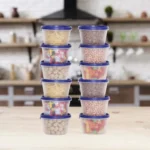 Cutting EDGE Nesterware 750ml Stackable Container (Set of 12, Dark Blue)