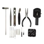 Diy Crafts 10413 Watch Repair Tool Kit With Hammer Screwdrivers Wrench Cutter, Multicolor, 16 Piece