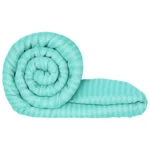 Double Bed Comforter 180 GSM (220×250 CM) | Reversible Comforter Set Double Bed | AC Comforter Double Bed Cotton | All Season Comforter Double Bed Set | Quilt Blanket – Cyan Blue