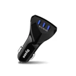 Dyazo 12 W 3 Port USB Car Charger Adapter with Smart ic Compatible for Oppo, Vivo, Redmi,iPhone, Samsung and All Other Smart Mobile Phones