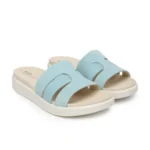 ECCO Flowt Blue Women Slide Sandal