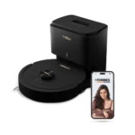 Eureka Forbes SmartClean with Auto Bin Turbo, 7000Pa HyperSuction Robotic Vacuum Cleaner (40 Days Hands-Free Cleaning) | LiDAR 3.0 & Quick Home Mapping| Wet Mopping | Self Emptying Bin