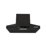 Faber Pluto 60 cm 1000 m³/hr Wall Mounted Kitchen Chimney | Baffle Filter | Touch Control | LED Lights | 1 Year Comprehensive Warranty and 12 Years on Motor | Black | HOOD PLUTO SENSOR TC BF BK IN 60