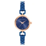 French Connection Gazellle Blue Round Analog Watch for Women – FCN00092C
