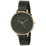 French Connection Stainless Steel Analog Black Dial Women’s Watch-Fcn0001D