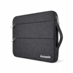 Futopia Laptop Sleeve Bag 15.6 Inch with Handle | Zipper Pockets | Water Resistant & Shockproof Durable Laptop Case Compatible for Laptop & Notebook Bag for Office, College & Travel (Dark Gray)